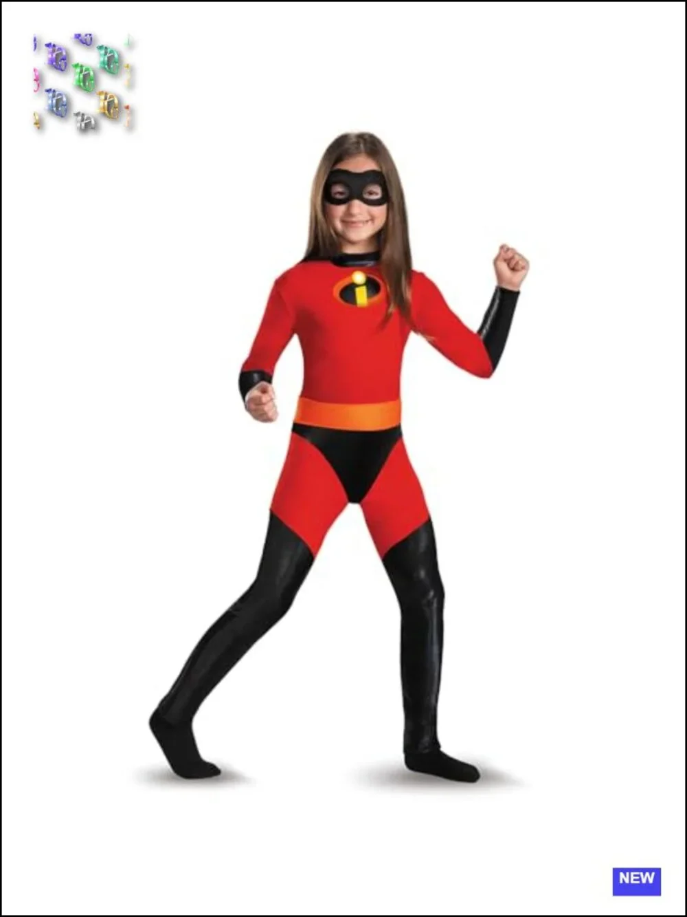The Incredibles Violet Girls Superhero Costume Jumpsuit with Mask Halloween